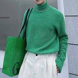 Men's Textured Turtleneck Knit Base Shirt
