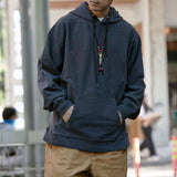 Japanese Outdoor Thick Batik Long Sleeve Hooded Sweater