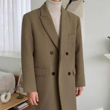 British Simple Mid-length Coat