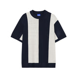 Men's Ice Silk Short Sleeve Knit T-Shirt