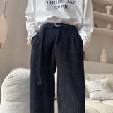 Vintage Draped Corduroy Wide Leg Pants