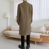 British Simple Mid-length Coat