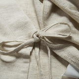 Men's Vintage Solid Color Cotton Linen Fake Two Piece Top