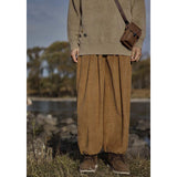 Retro Corduroy Straight Leg Lounge Pants