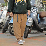 Men's Japanese Retro Casual Tapered Straight Pants