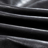 Men's Retro Thick Motorcycle PU Leather Jacket