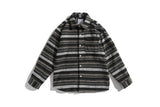 Vintage Stripe Contrast Shirt Long Sleeve Shirt