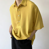 Men's Polo Shirts Lapel Short Sleeve Pullover Shirt