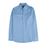 Men's Solid Color V-Neck Long Sleeve Shirt
