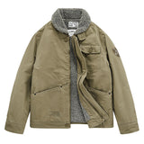 Men's Lamb Velvet Cotton-padded Jacket N1 Winter Deck Suit Jacket
