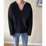 Winter V-neck Pullover Sweater