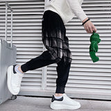 Men's Slim Casual Plaid Harem Pants
