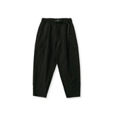 Men's Vintage Casual Elastic Waist Solid Color Side Zip Pocket Tapered Loose Pants