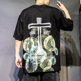 Cross Print Loose Tee