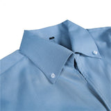 Men's Solid Color V-Neck Long Sleeve Shirt