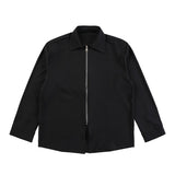 Men's Casual Loose Lapel Zipper Shirt
