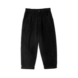 Men Japanese Casual Simple Pocket Corduroy Cargo Pants