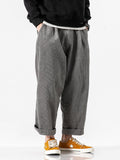 Men's Japanese Retro Casual Corduroy Loose Cargo Pants