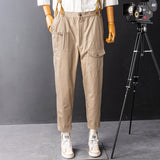 Men's Japanese Retro Casual Pants With Detachable Suspenders