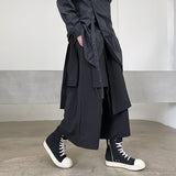 Personality Irregular Cropped Trousers