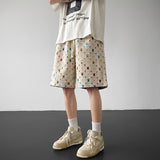 Casual Loose Plaid Colorful Shorts