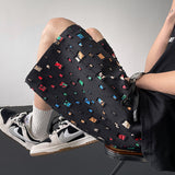 Casual Loose Plaid Colorful Shorts