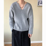 Winter V-neck Pullover Sweater
