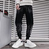 Men's Retro Black Casual Pants
