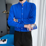 Business Retro Fashion Slim Casual Long Sleeve Shirt
