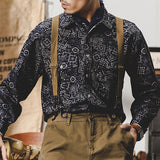 Men's Art Business Retro Loose Shirt