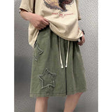 Men's Summer Star Pants Casual Cropped Shorts