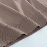 Solid Color Thin Knit Polo Shirt