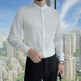 Business Retro Fashion Slim Casual Long Sleeve Shirt
