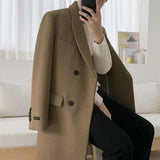 British Simple Mid-length Coat
