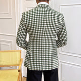 Men's British Green Check Blazer