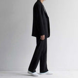 Men's British Trendy Casual Loose Blazer And Trousers