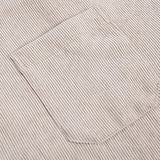 Men's Japanese Casual Simple Solid Color Corduroy Long Sleeve Shirt