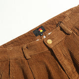 Men's Japanese Retro Casual Corduroy Loose Cargo Pants