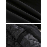 Casual Solid Color Stitching Thick Loose Tooling Jacket