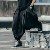 Men's Harem Drop Crotch Hip Hop  Parachute Baggy Hammer Pants harem pants