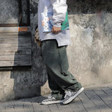 Men's Japanese Retro Casual Tapered Straight Pants
