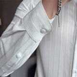 Men's Business Slim Striped Shirt