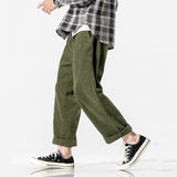 Men's Japanese Retro Casual Corduroy Loose Cargo Pants